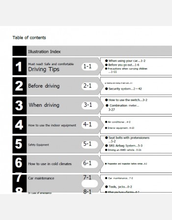 subaru levorg 2015- 2016 owners manual in english